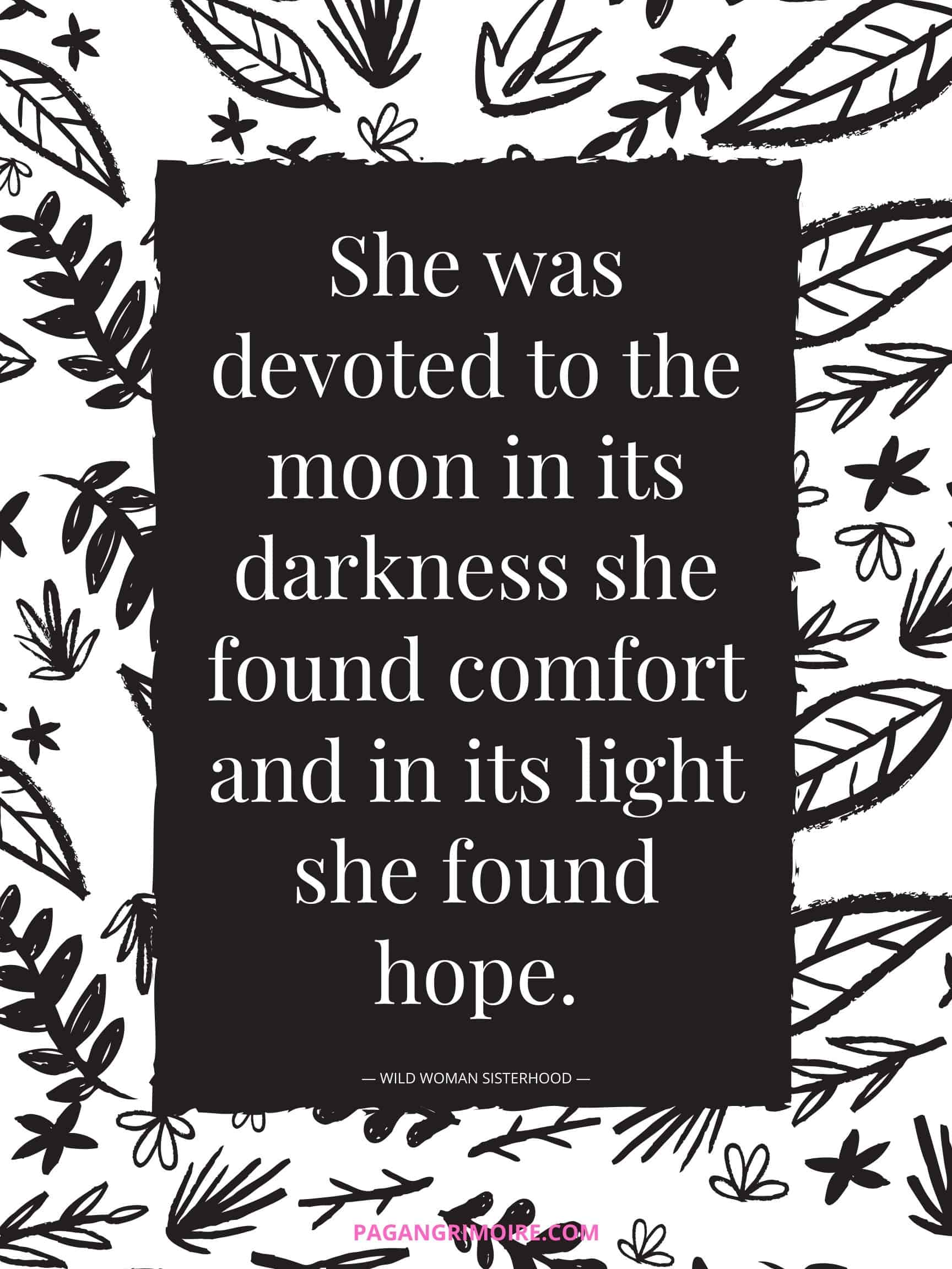 Witch Quotes - Devoted to the Moon