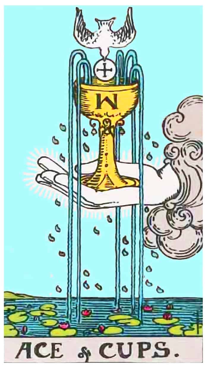 Ace Of Cups What It Means For Love And More The Pagan Grimoire 