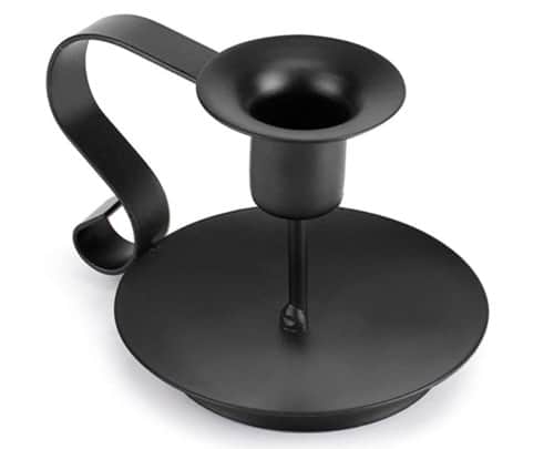 Bayberry Candles - black candle holder