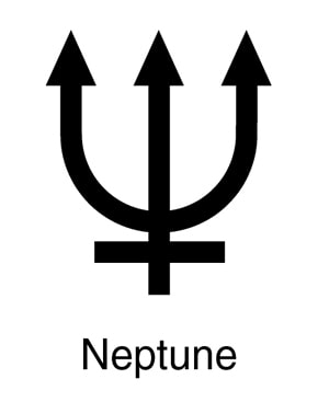 Pisces Symbol - Neptune