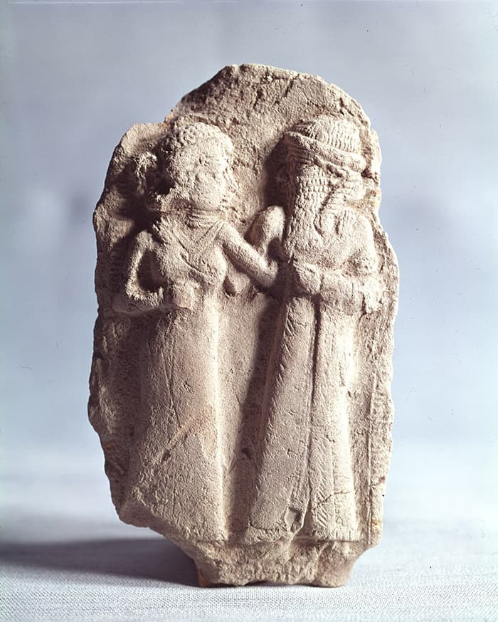 Aries Symbol - Sumerian Sculpture of Inanna and Dumuzi