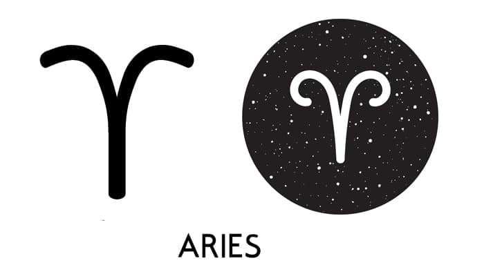 Aries Symbol - Glyph