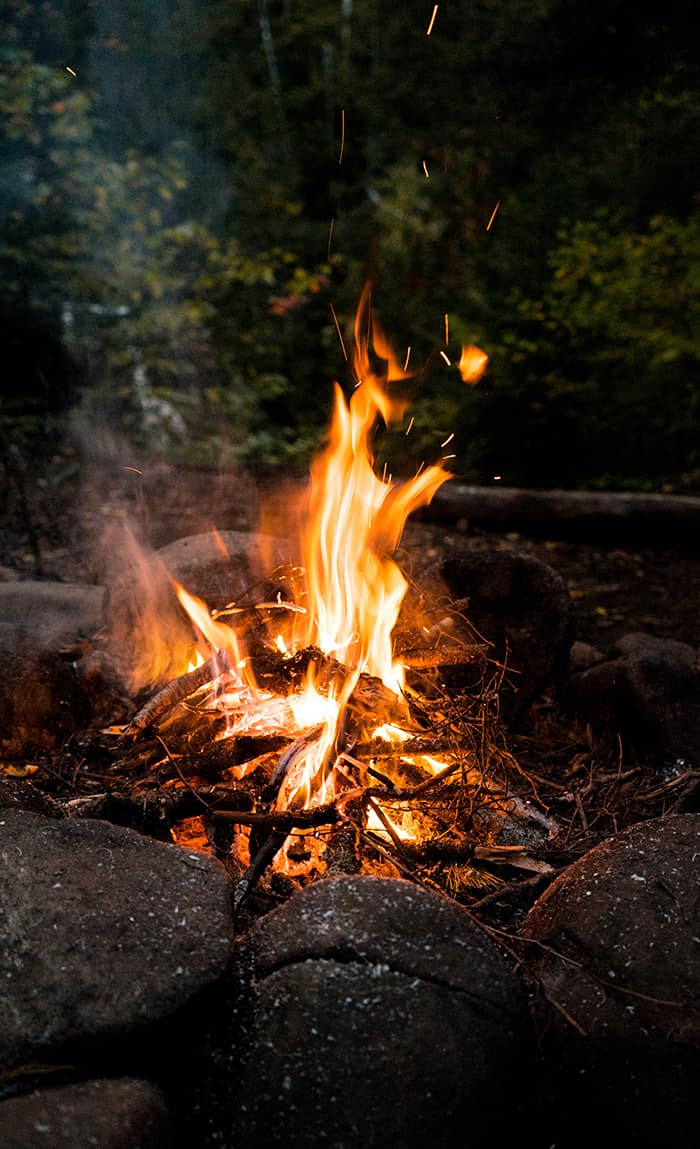 What Is Beltane - Bonfire in Woods