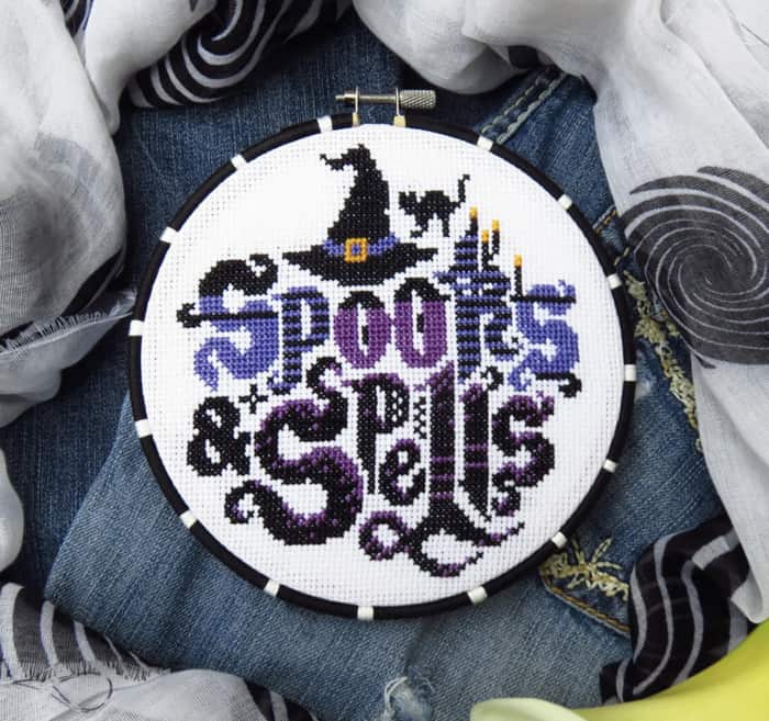 Halloween Cross Stitch Patterns - Spooks and Spells
