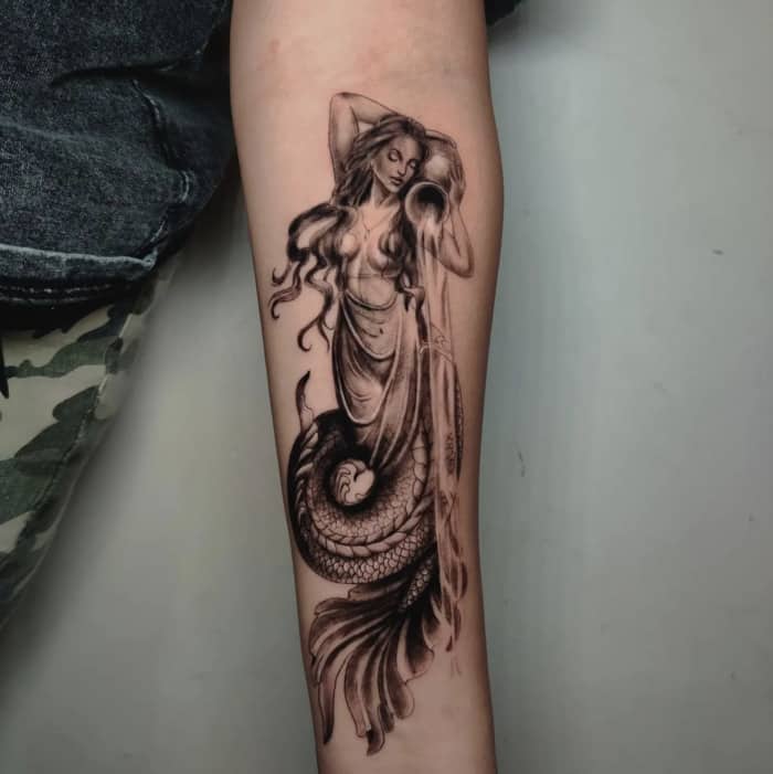 35 Aquarius Tattoos For Shoulder  Tattoo Designs  TattoosBagcom