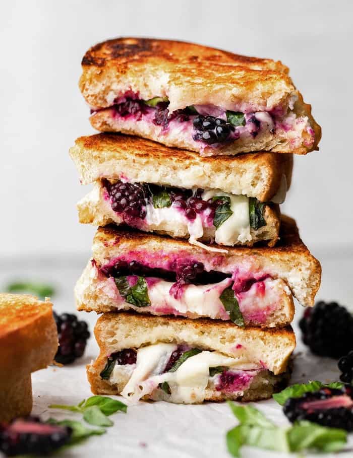 Imbolc Foods - Blackberry Grilled Cheese