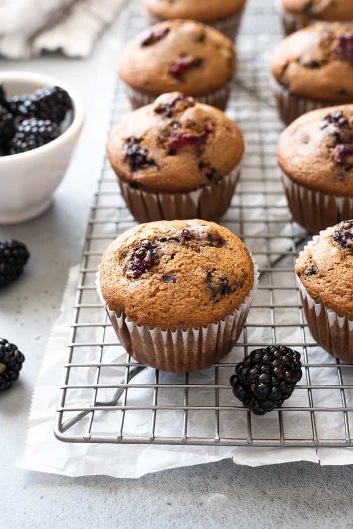 Imbolc Foods - Blackberry Muffins