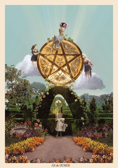Ace of Pentacles Tarot Card Meanings - Nosotras Deck