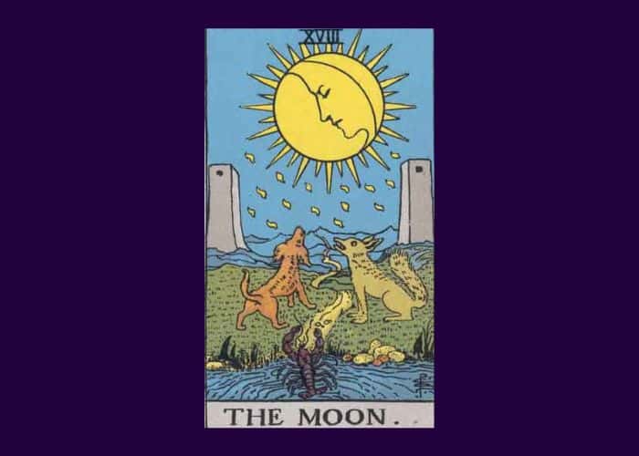 Major Arcana Tarot Card Meanings - The Moon
