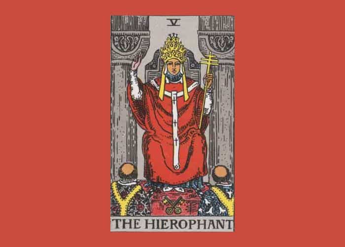 Major Arcana Tarot Card Meanings - The Hierophant