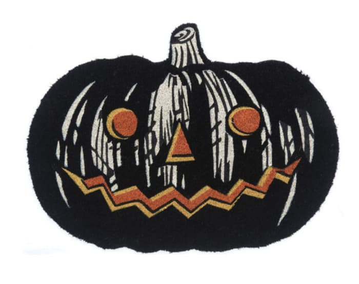 Best Halloween Decor 2023 - Pumpkin Doormat
