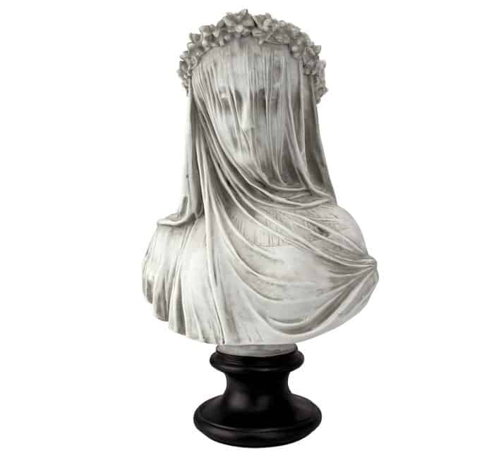Best Halloween Decor 2023 - Veiled Maiden Sculpture