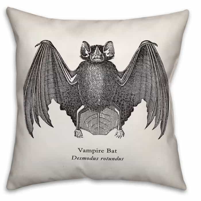 Best Halloween Decor 2023 - Vampire Bat Pillow