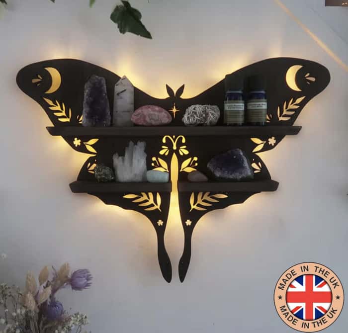 Gifts for Witches - Lunar Moth Shelf