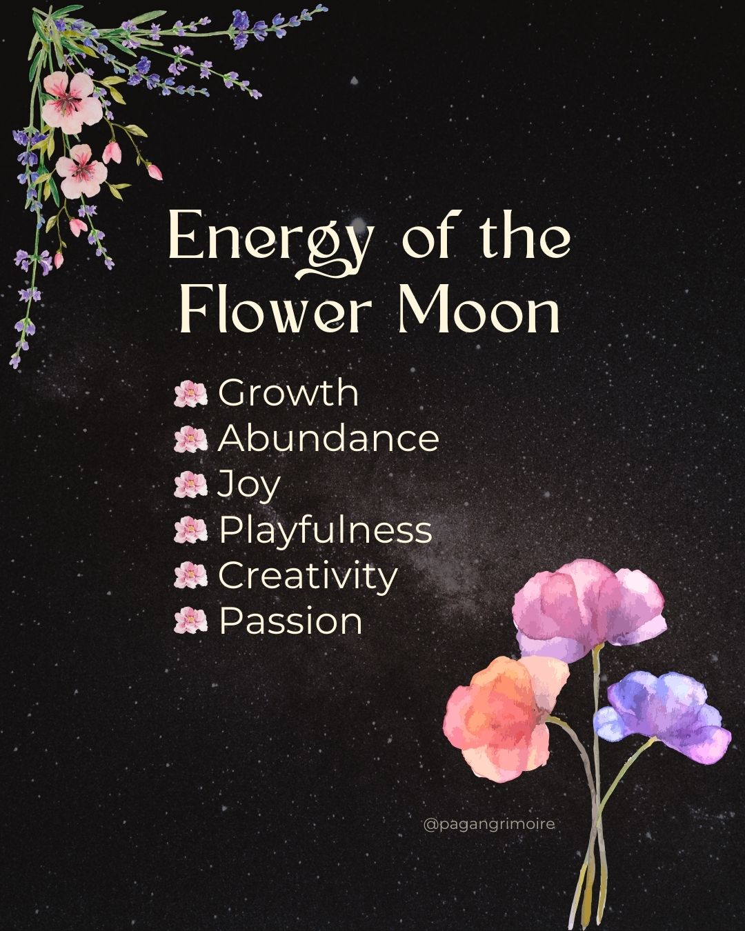 Full Flower Moon Energy