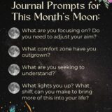 Full Flower Moon Journal Prompts