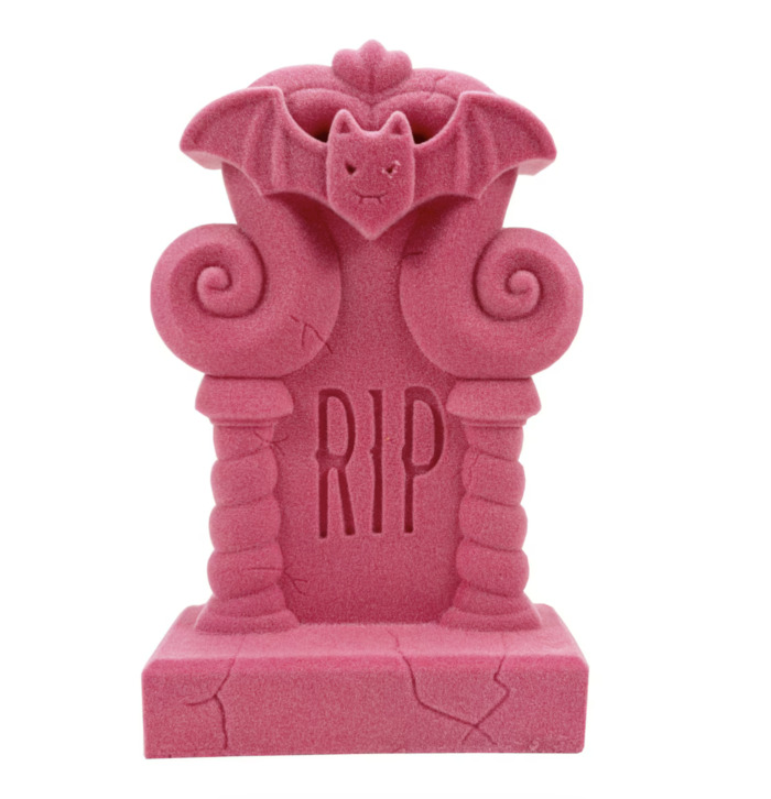 Flocked Bat Tombstone from Michaels
