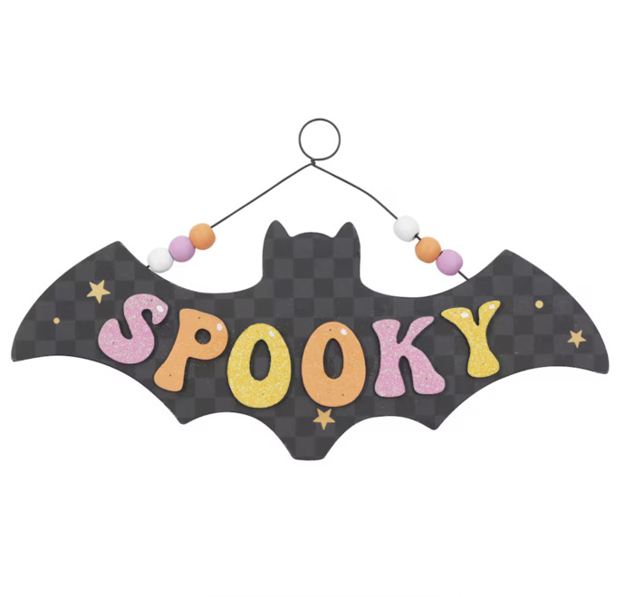 Spooky Bat Sign from Michaels